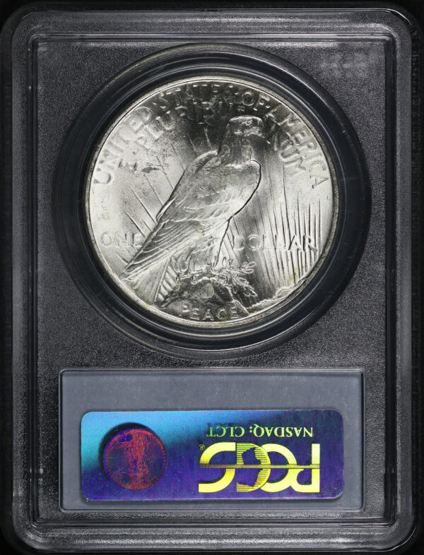 Reverse of this 1923 Peace Dollar PCGS MS-64