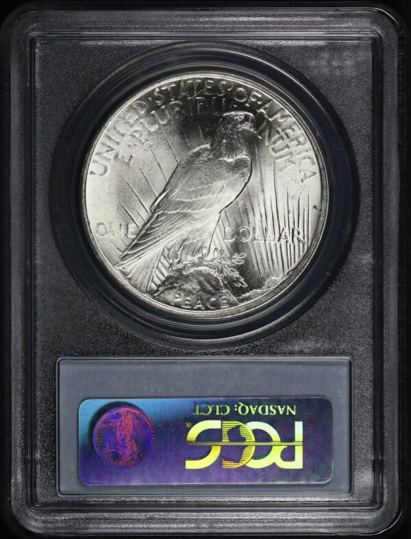 Reverse of this 1923 Peace Dollar PCGS MS-64