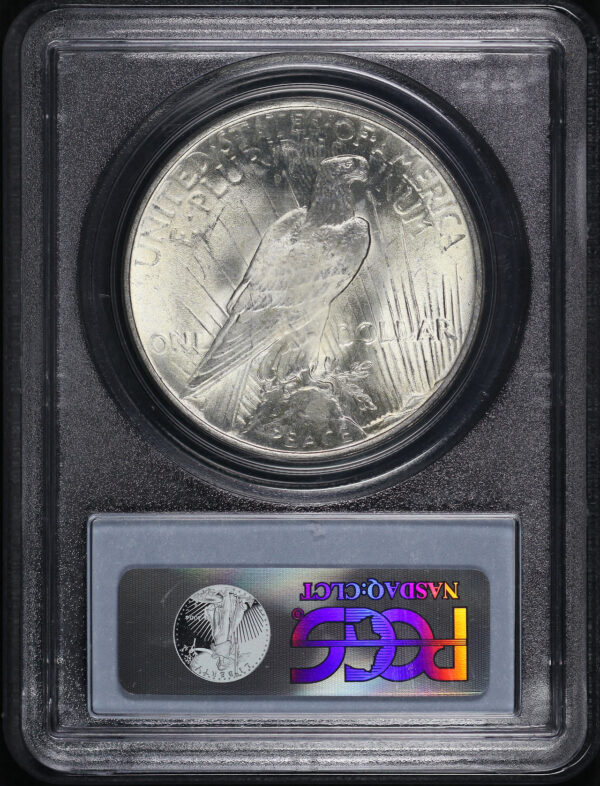 Reverse of this 1923 Peace Dollar PCGS MS-64