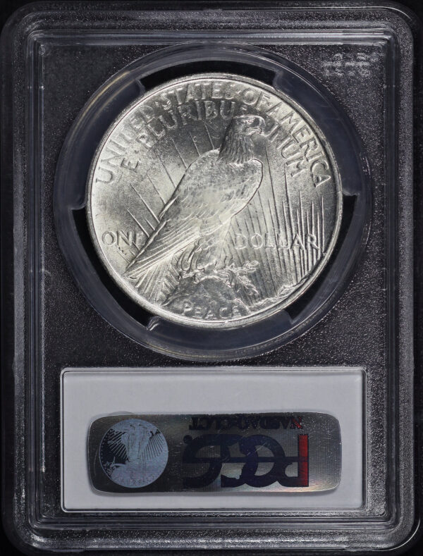 Reverse of this 1924 Peace Dollar PCGS MS-63