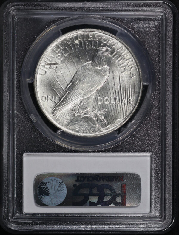 Reverse of this 1924 Peace Dollar PCGS MS-63