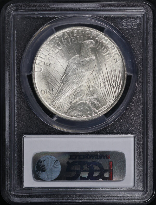 Reverse of this 1924 Peace Dollar PCGS MS-63