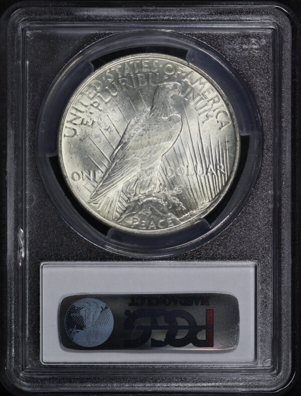 Reverse of this 1924 Peace Dollar PCGS MS-63