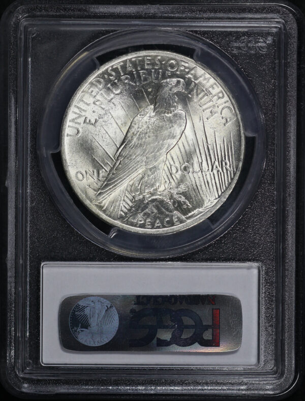 Reverse of this 1924 Peace Dollar PCGS MS-63