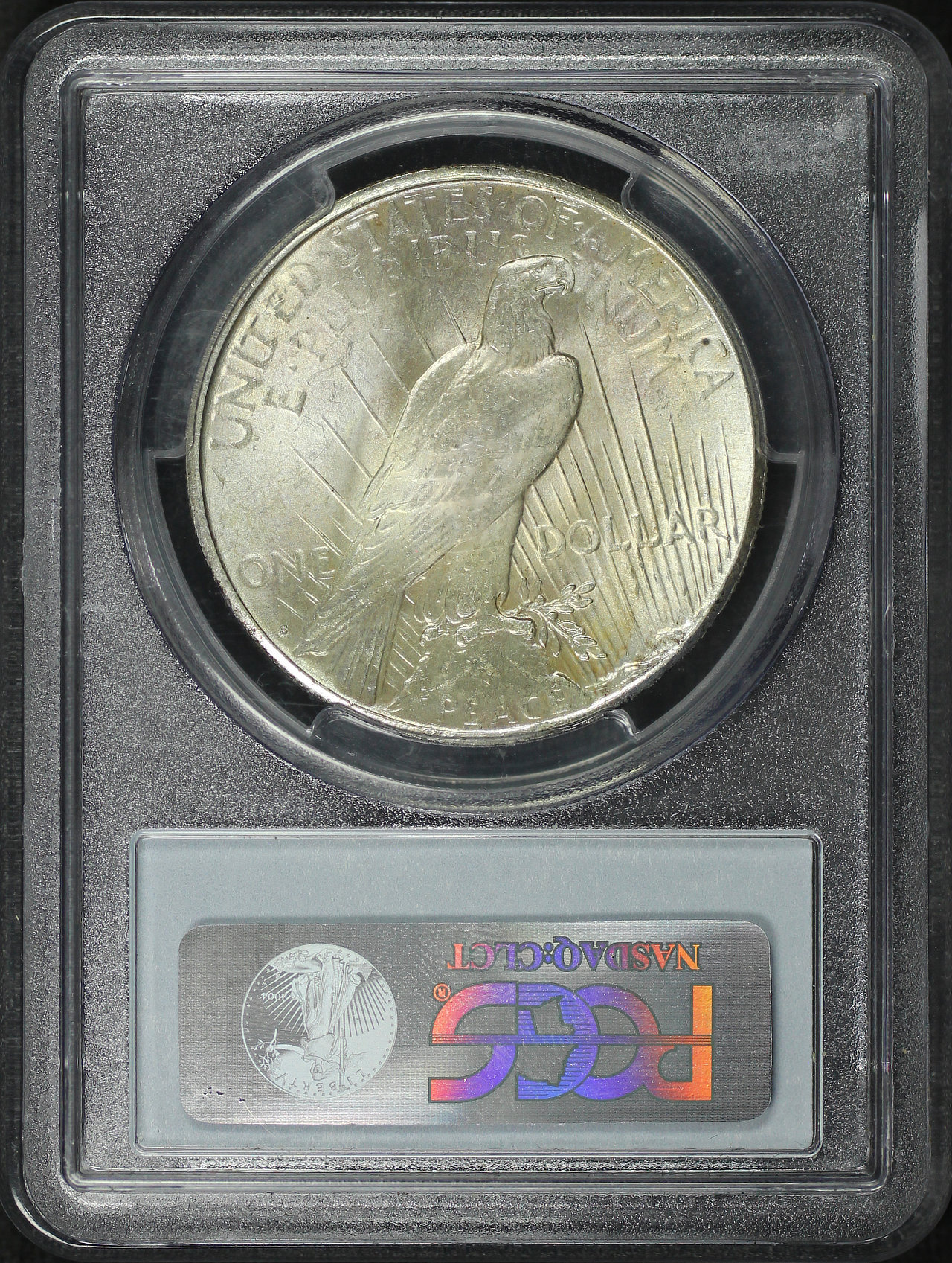 Reverse of this 1924-S Peace Dollar PCGS MS-63