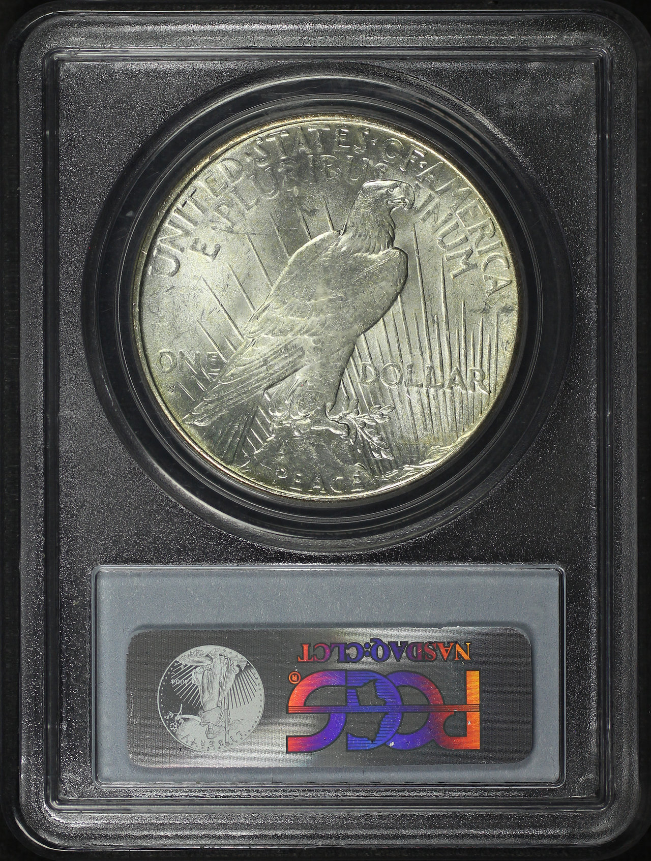 Reverse of this 1926-S Peace Dollar PCGS MS-63