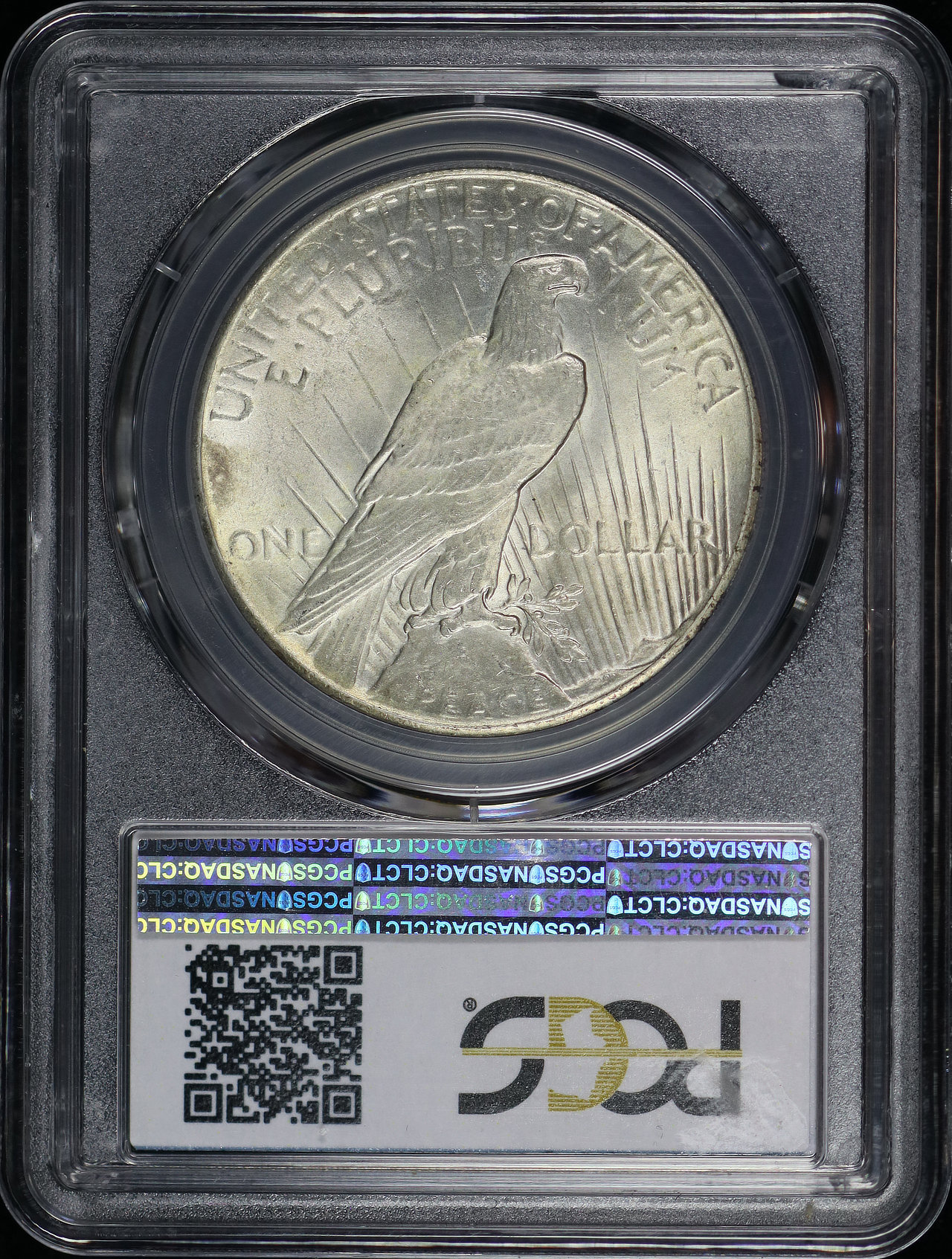 Reverse of this 1928 Peace Dollar PCGS MS-62