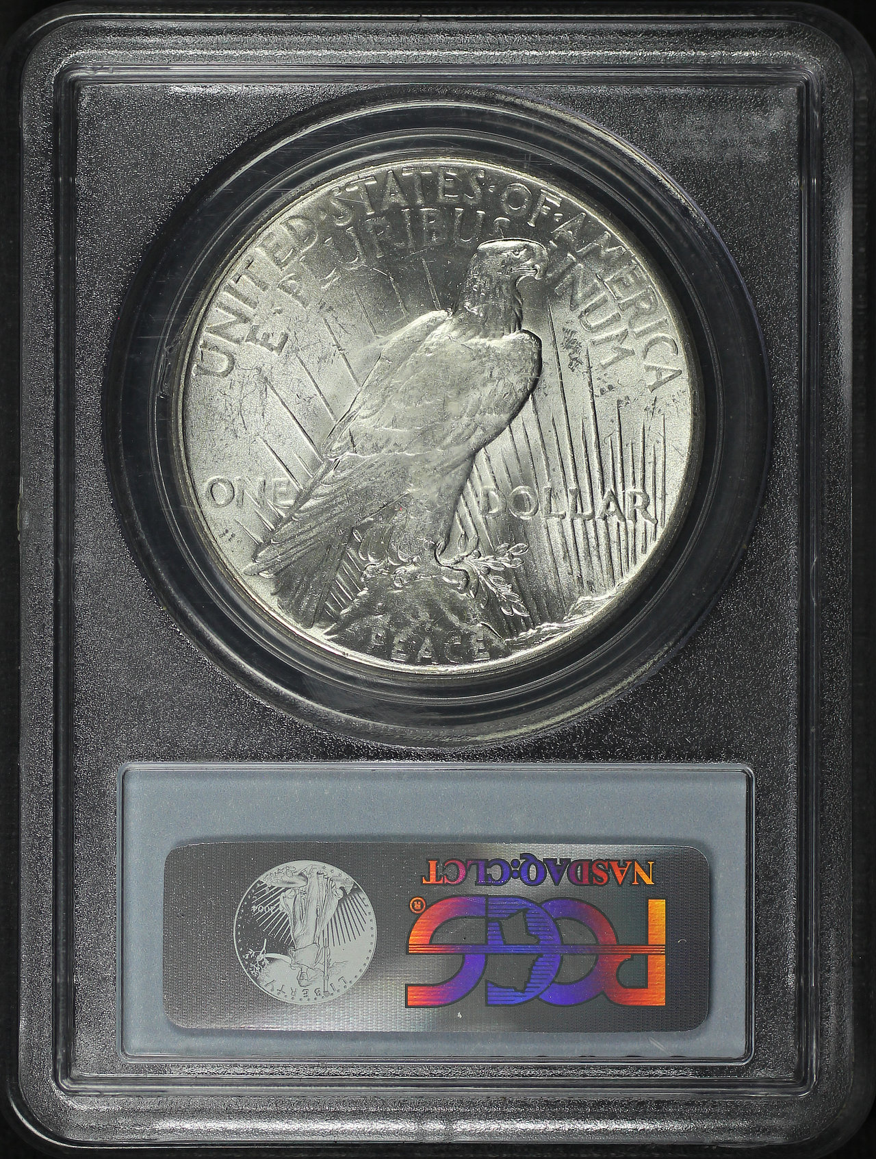 Reverse of this 1928 Peace Dollar PCGS MS-63