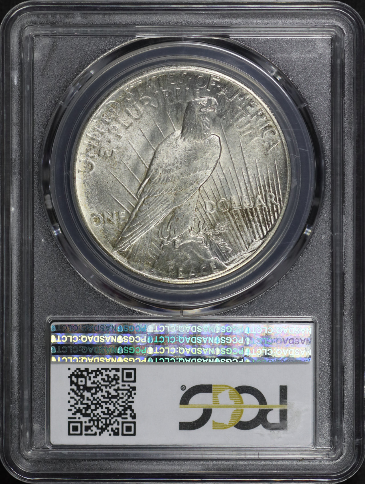 Reverse of this 1928 Peace Dollar PCGS MS-63