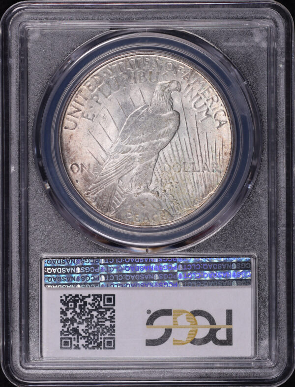 Reverse of this 1928-S Peace Dollar PCGS MS-63