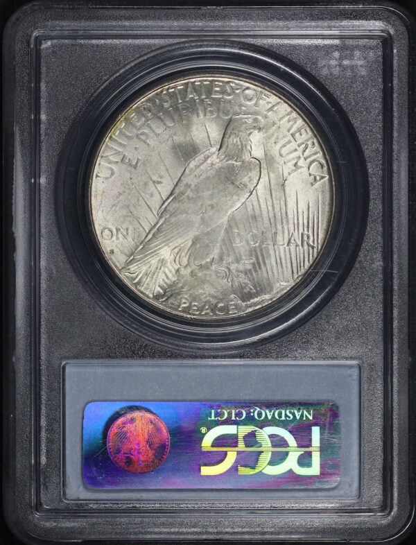 Reverse of this 1928-S Peace Dollar PCGS MS-64