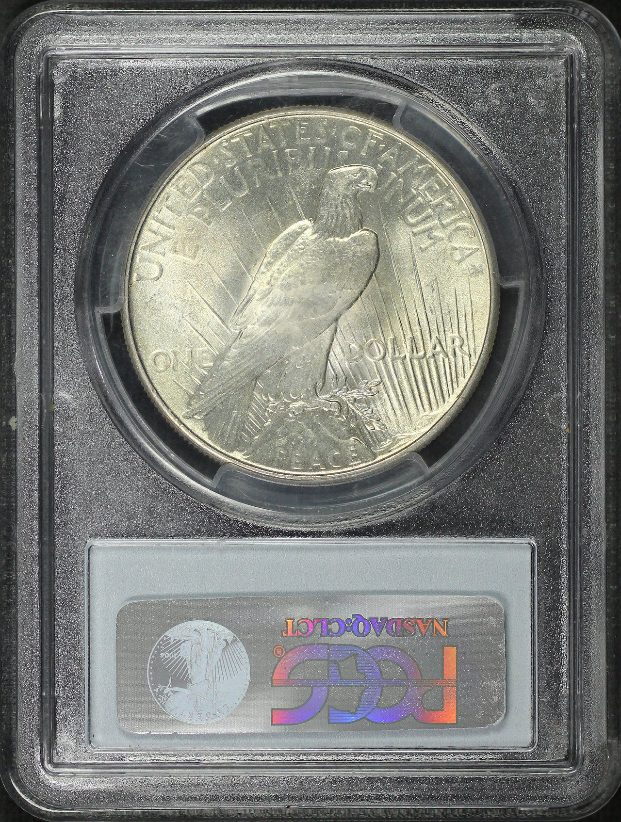 Reverse of this 1934 Peace Dollar PCGS MS-63