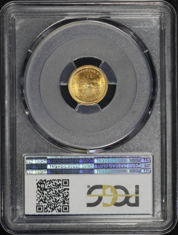 Reverse of this 1903 G$1 LA Purch-McKinley Gold Commemorative PCGS MS-67