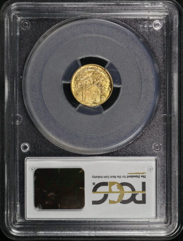 Reverse of this 1922 G$1 Grant, No Star Gold Commemorative PCGS MS-67 CAC