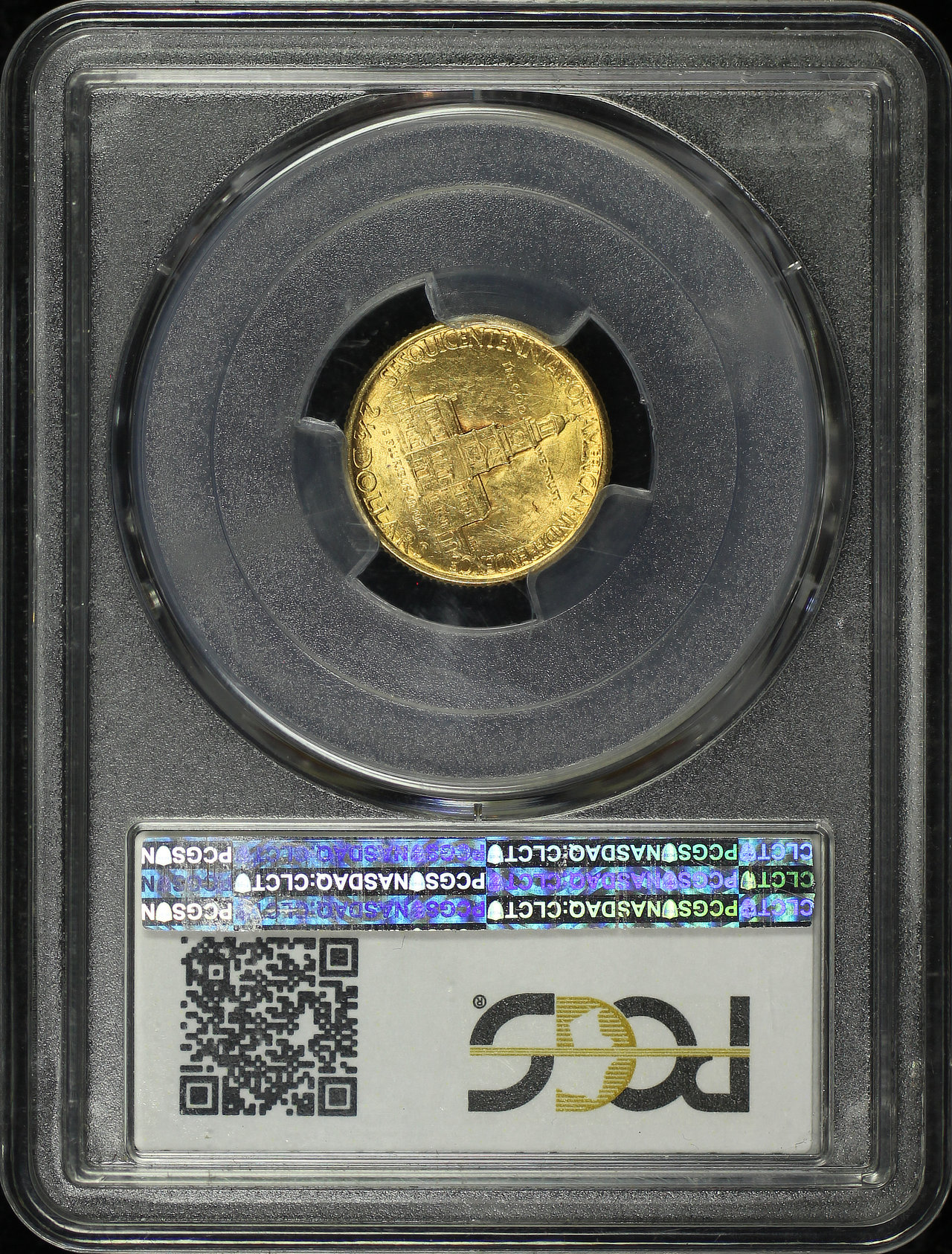 Reverse of this 1926 $2.50 Sesquicentennial Gold Commemorative PCGS AU-58