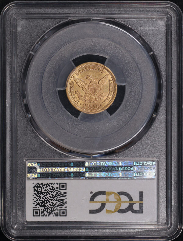 Reverse of this 1894 Liberty Head $2.5 PCGS MS-61