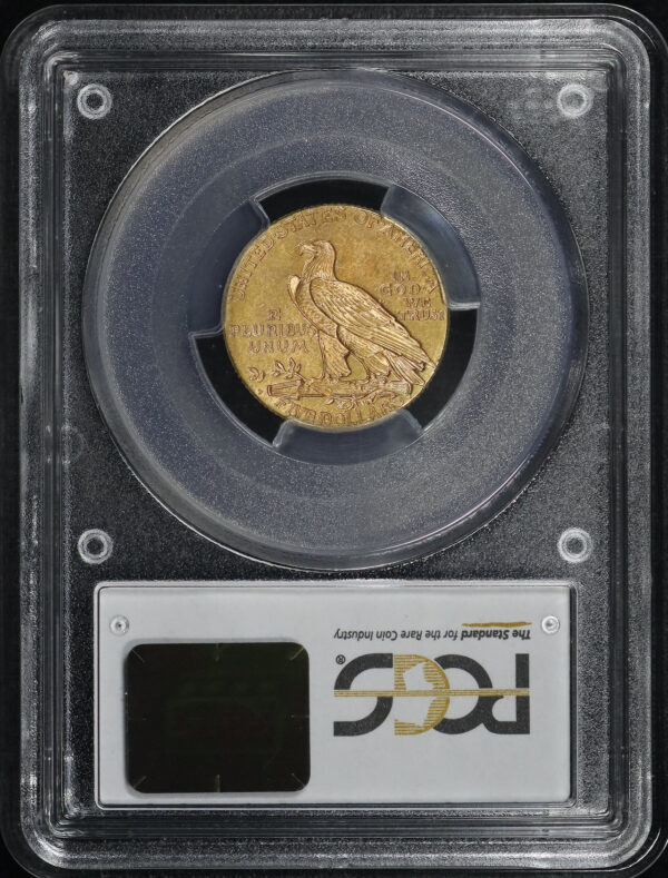 Reverse of this 1911-D Indian $5 PCGS MS-61