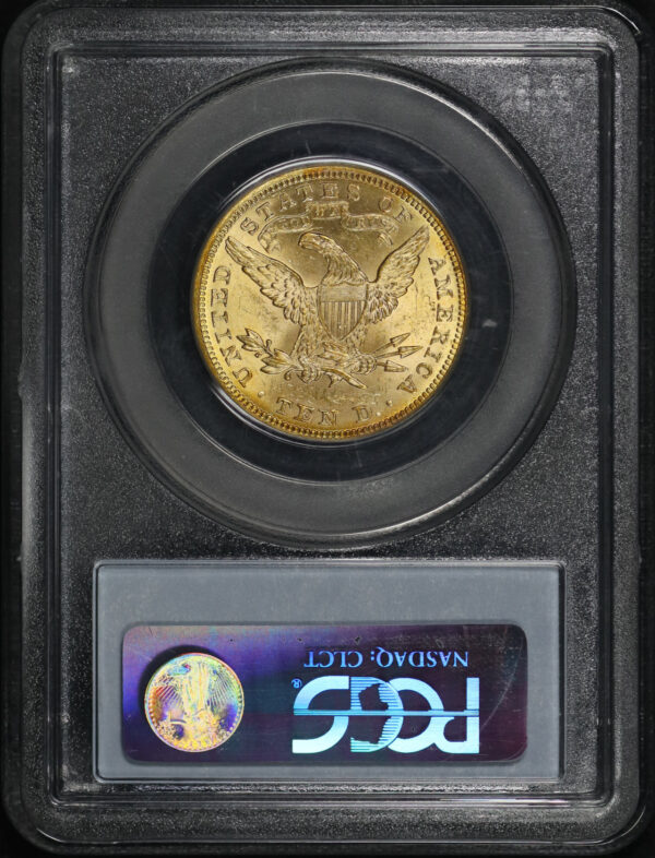 Reverse of this 1894 Liberty Head $10 PCGS MS-62