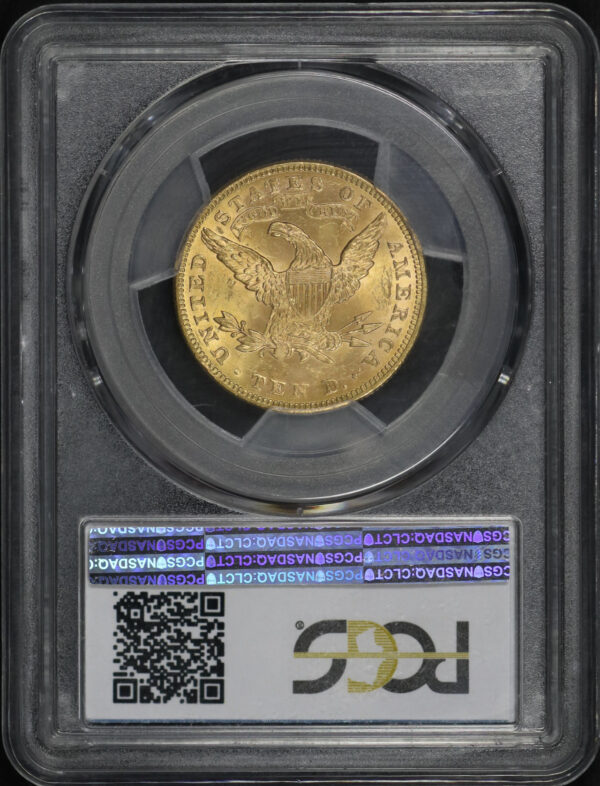 Reverse of this 1894 Liberty Head $10 PCGS MS-62