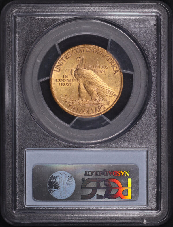 Reverse of this 1908 Indian $10 Motto PCGS MS-62