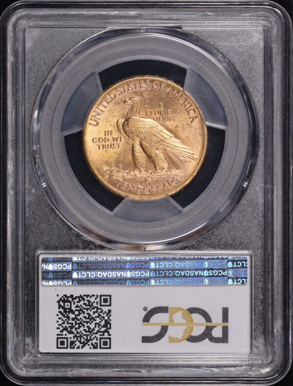 Reverse of this 1911-S Indian $10 Motto PCGS MS-63
