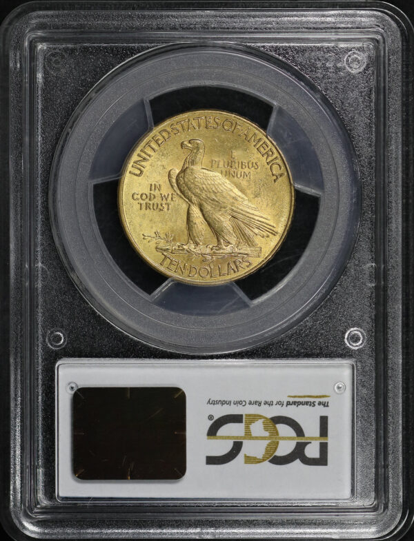 Reverse of this 1914 Indian $10 Motto PCGS MS-62