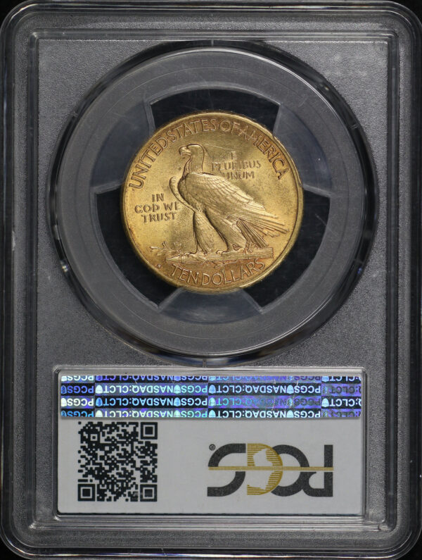 Reverse of this 1914-S Indian $10 Motto PCGS AU-55