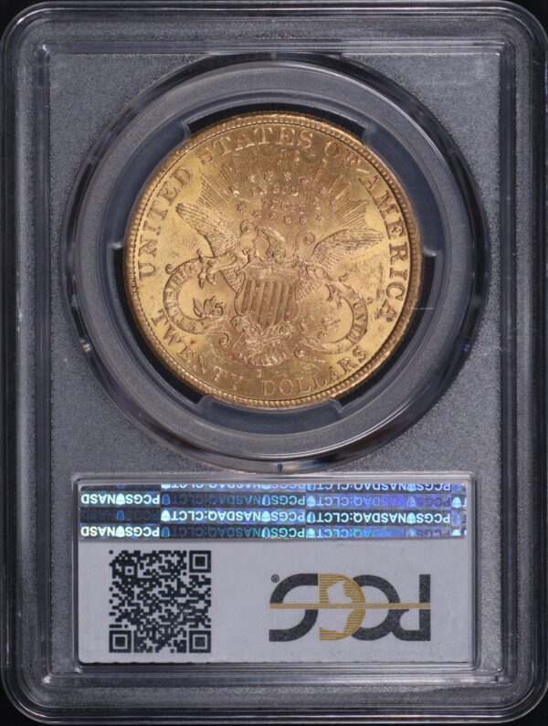 Reverse of this 1897-S Liberty Head $20 Type 3 PCGS MS-61