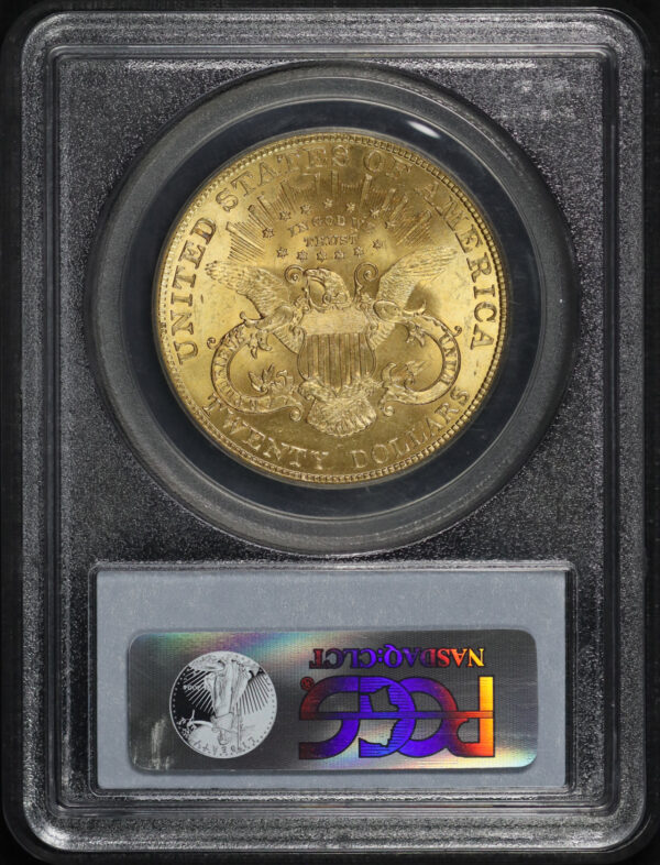 Reverse of this 1904 Liberty Head $20 Type 3 PCGS MS-64+