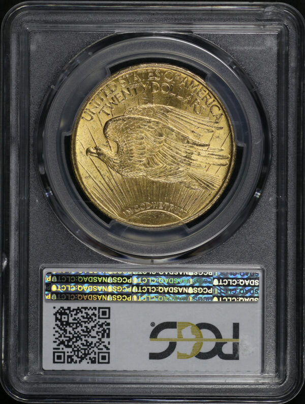 Reverse of this 1910 St. Gaudens $20 PCGS MS-64