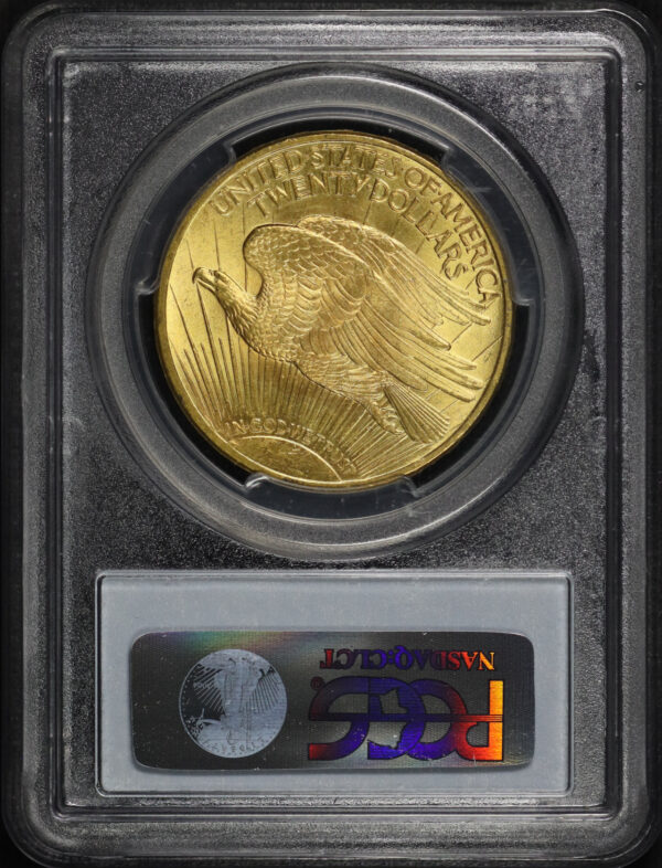 Reverse of this 1914-S St. Gaudens $20 PCGS MS-64
