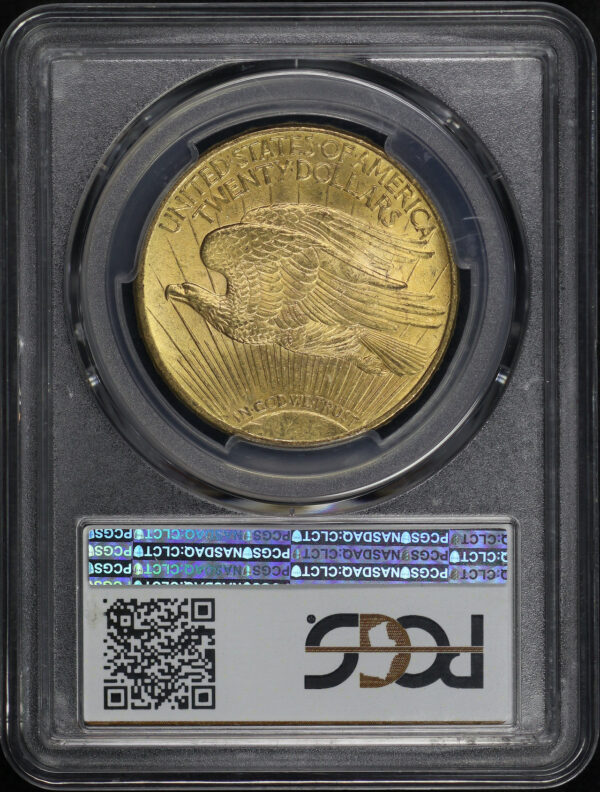 Reverse of this 1915-S St. Gaudens $20 PCGS MS-66 San Francisco Gold Hoard