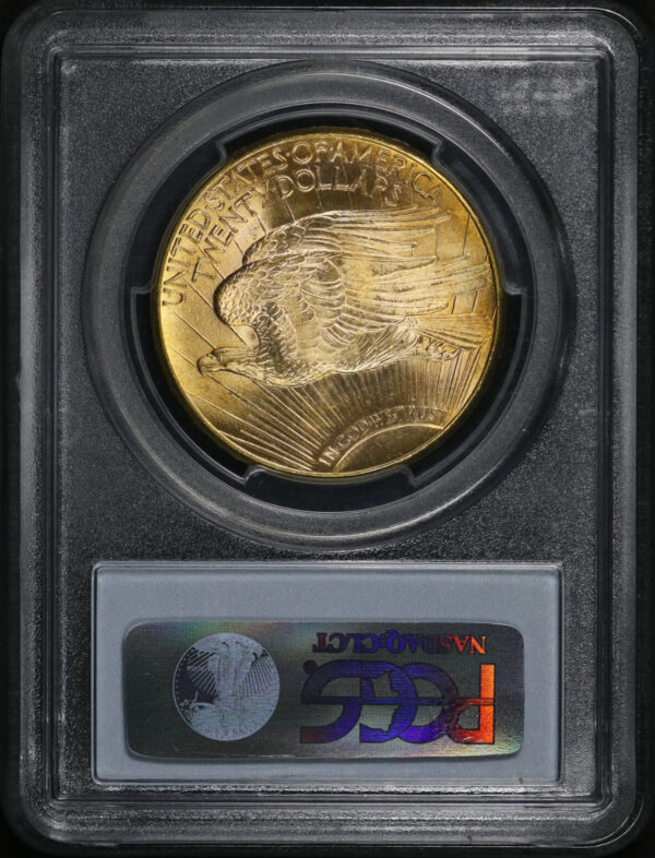 Reverse of this 1923-D St. Gaudens $20 PCGS MS-65