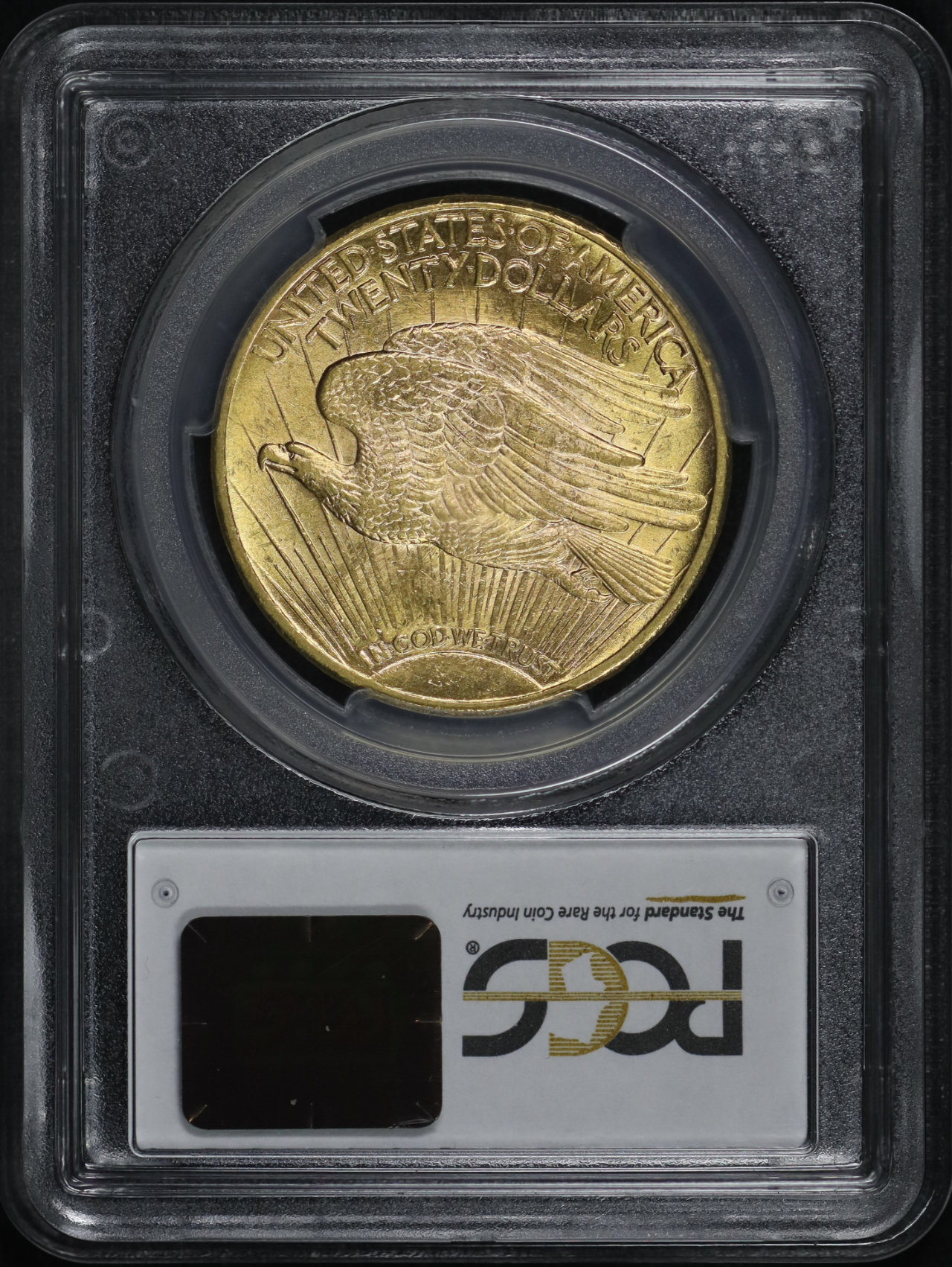 Reverse of this 1924 St. Gaudens $20 PCGS MS-62