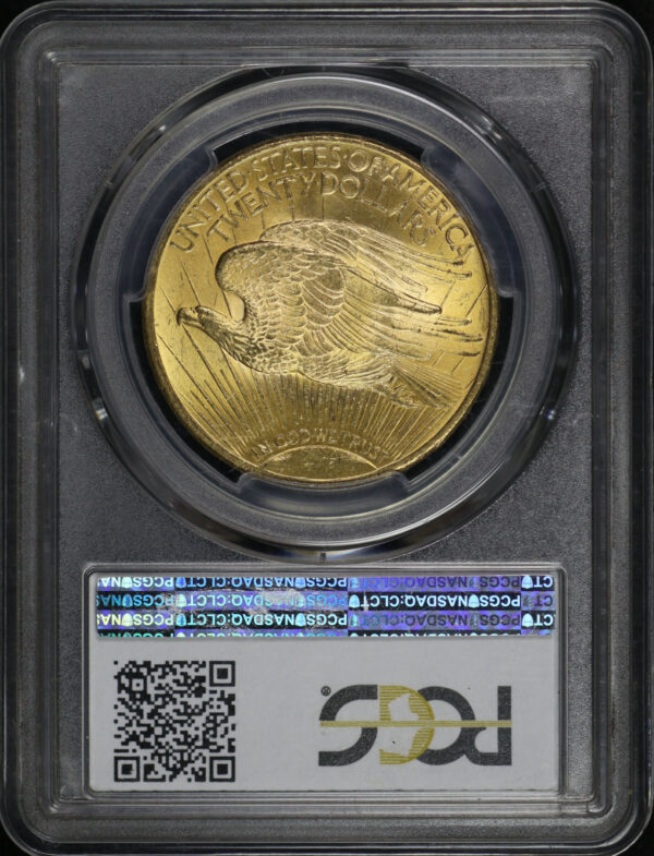 Reverse of this 1924 St. Gaudens $20 PCGS MS-64