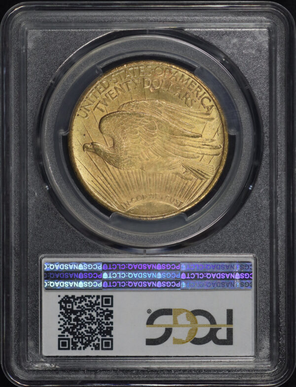 Reverse of this 1924 St. Gaudens $20 PCGS MS-64