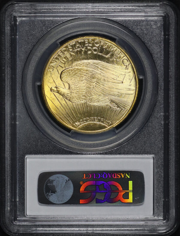 Reverse of this 1924 St. Gaudens $20 PCGS MS-65