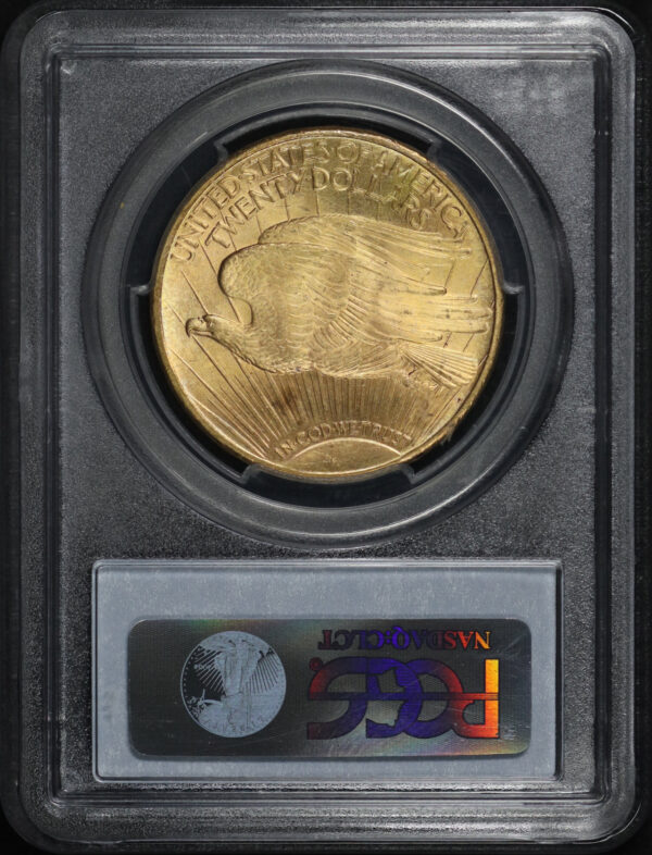 Reverse of this 1925 St. Gaudens $20 PCGS MS-66