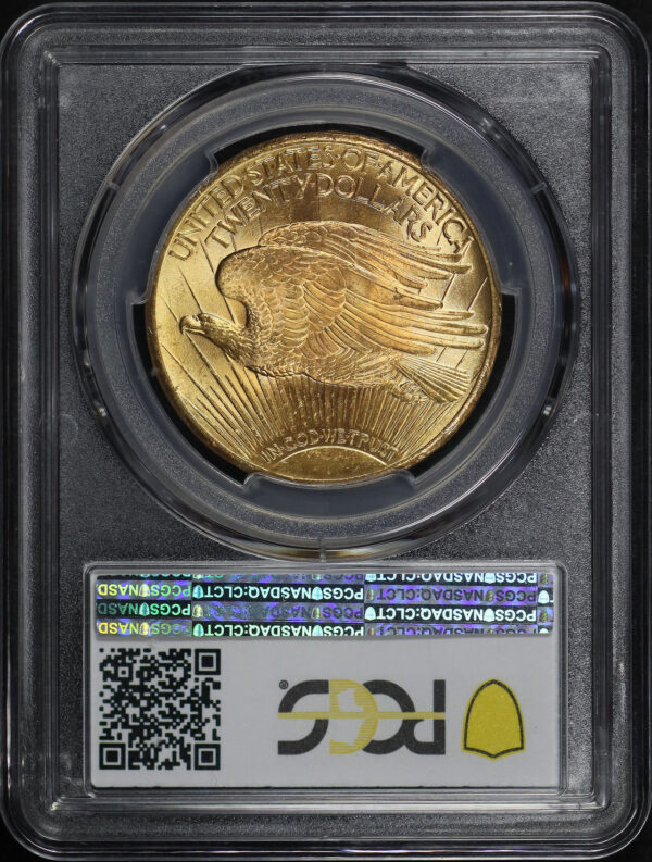 Reverse of this 1927 St. Gaudens $20 PCGS MS-64