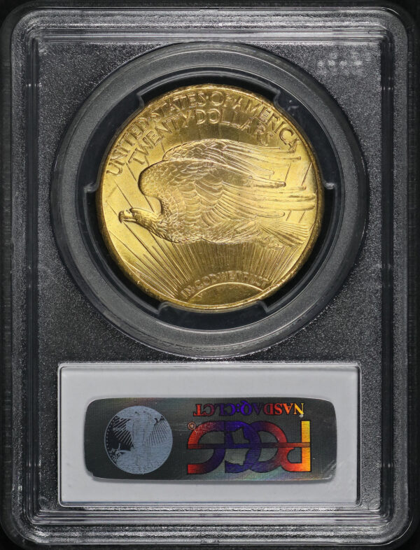 Reverse of this 1928 St. Gaudens $20 PCGS MS-65
