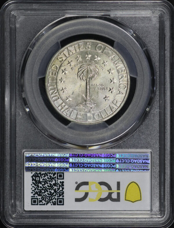 Reverse of this 1936-S 50C Columbia Silver Commemorative PCGS MS-66