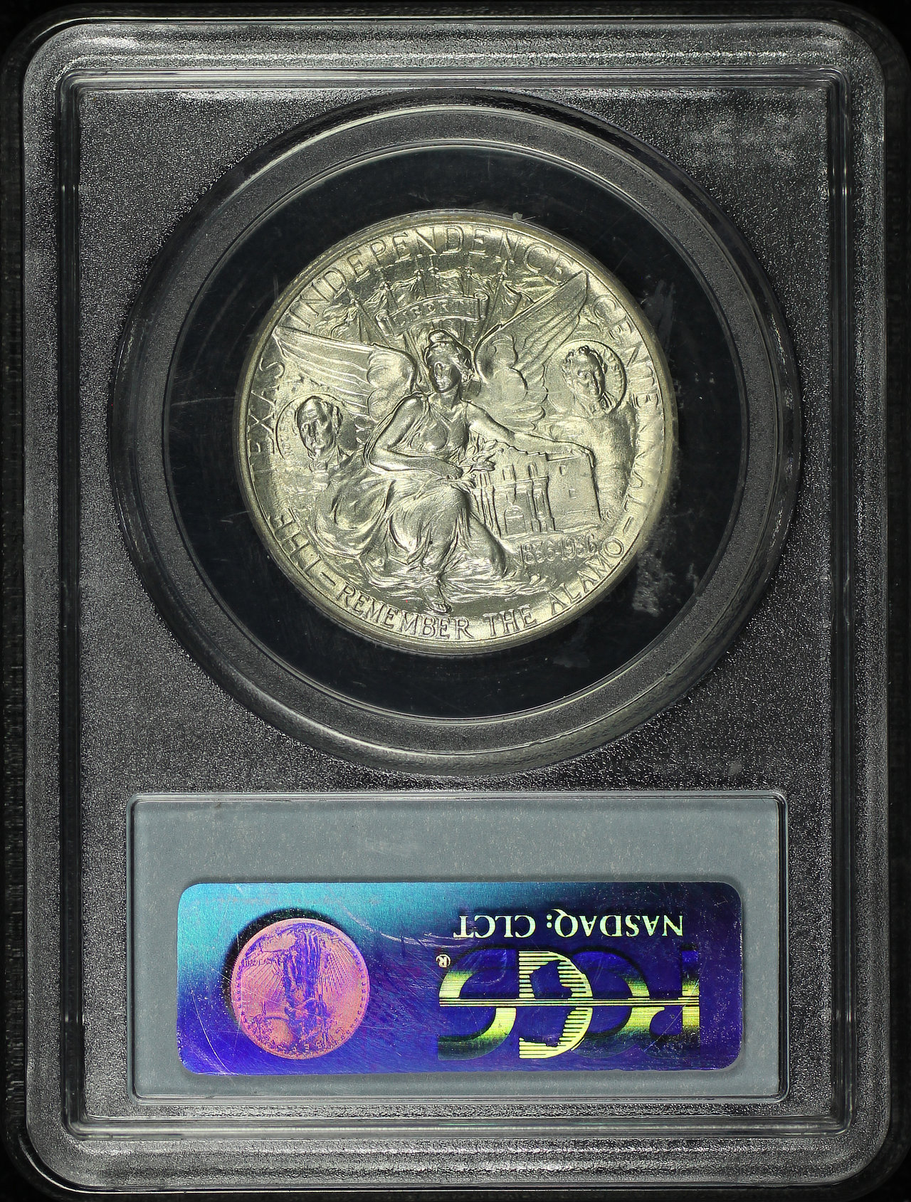 Reverse of this 1934 50C Texas Silver Commemorative PCGS MS-64