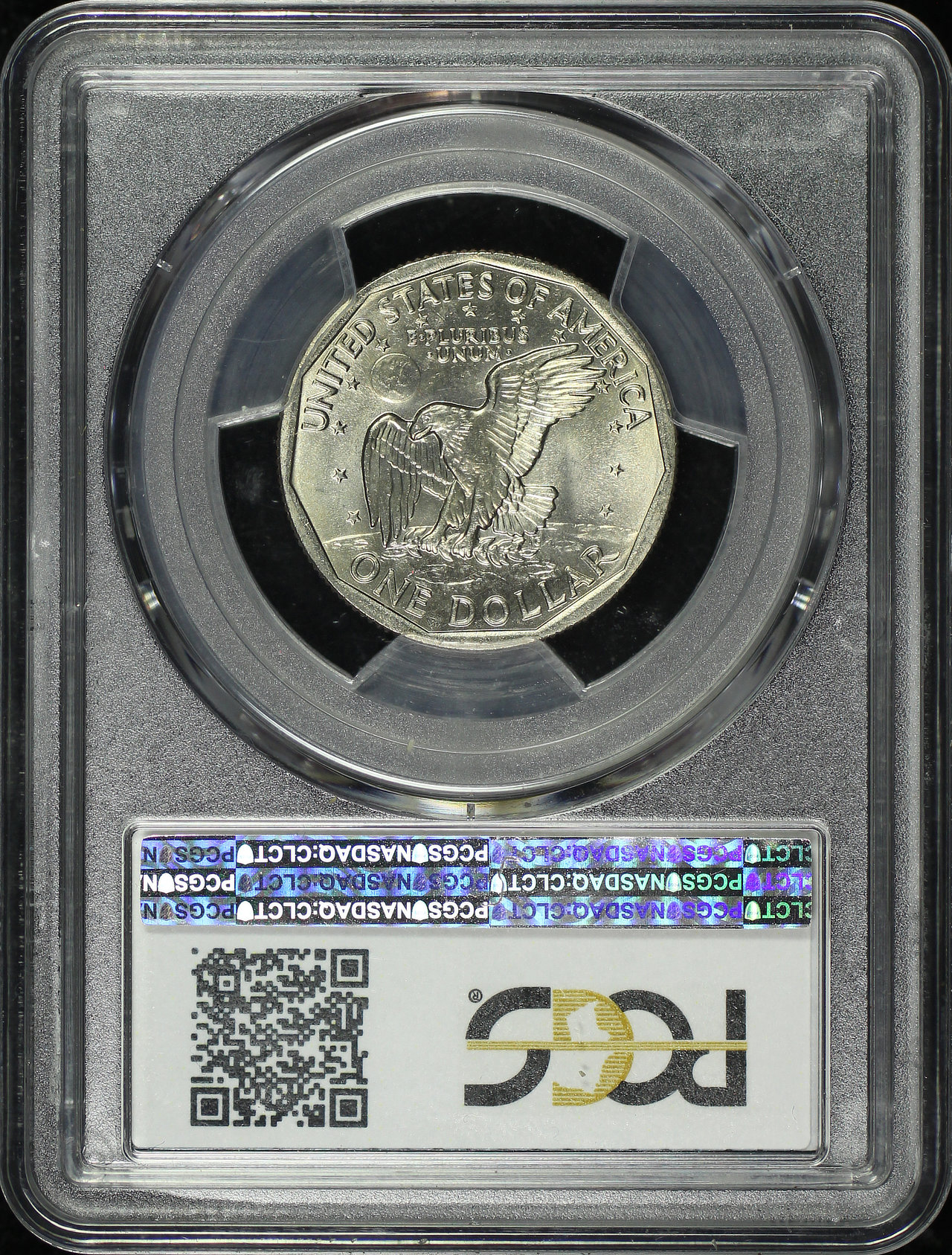 Reverse of this 1980-P Susan B. Anthony Dollar PCGS MS-66