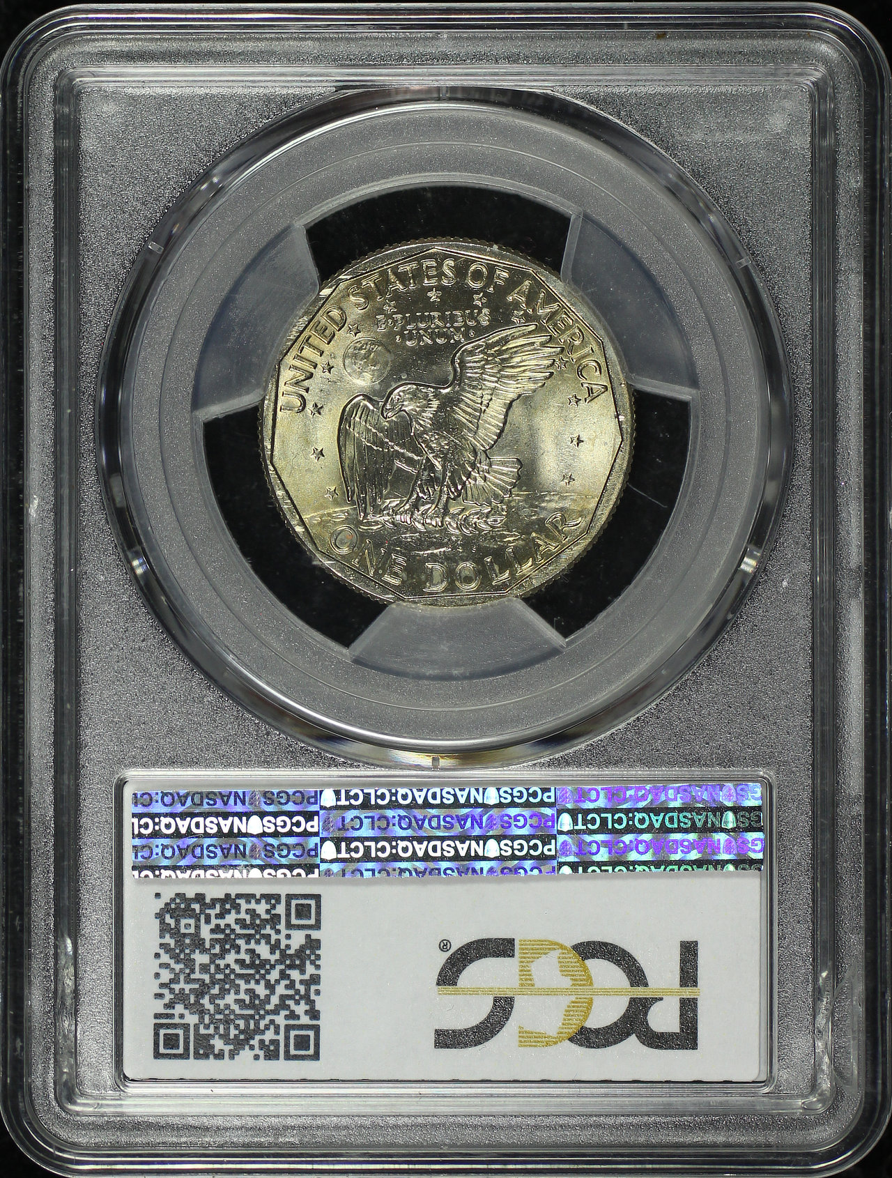 Reverse of this 1980-S Susan B. Anthony Dollar PCGS MS-64