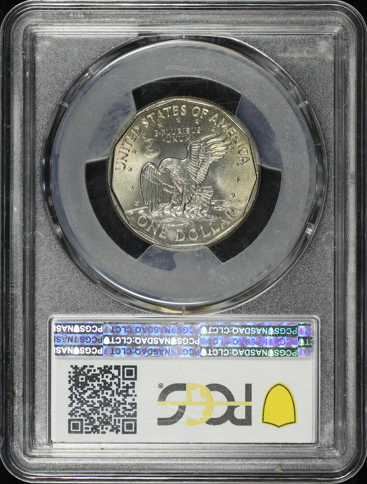 Reverse of this 1999-P Susan B. Anthony Dollar PCGS MS-67