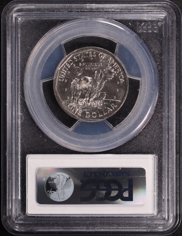 Reverse of this 1999-D Susan B. Anthony Dollar PCGS MS-66