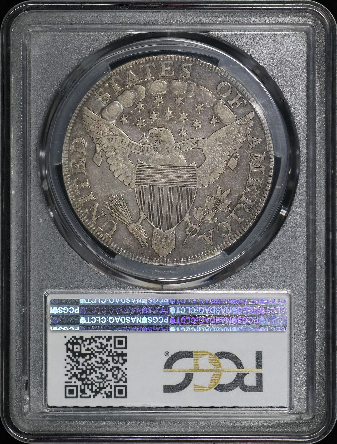 Reverse of this 1802/1 Draped Bust Dollar PCGS VF-35