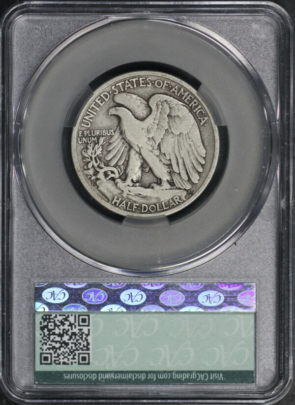 Reverse of this 1834 Classic Head $2.5 CACG MS-61 CAC