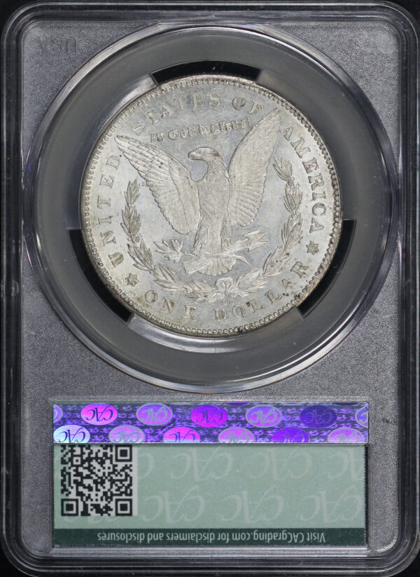 Reverse of this 1878-CC Morgan Dollar CACG MS-61