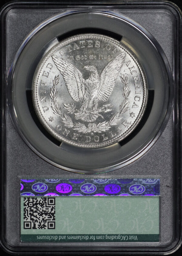 Reverse of this 1882-S Morgan Dollar CACG MS-64